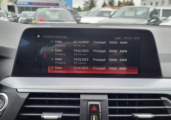 BMW X3 cena 149900 przebieg: 128000, rok produkcji 2021 z Łazy małe 154
